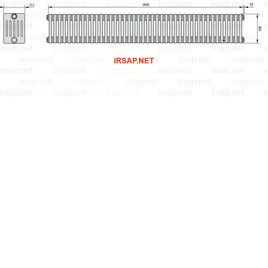 Радиатор IRSAP Tesi 60365/42 T14 CL 01